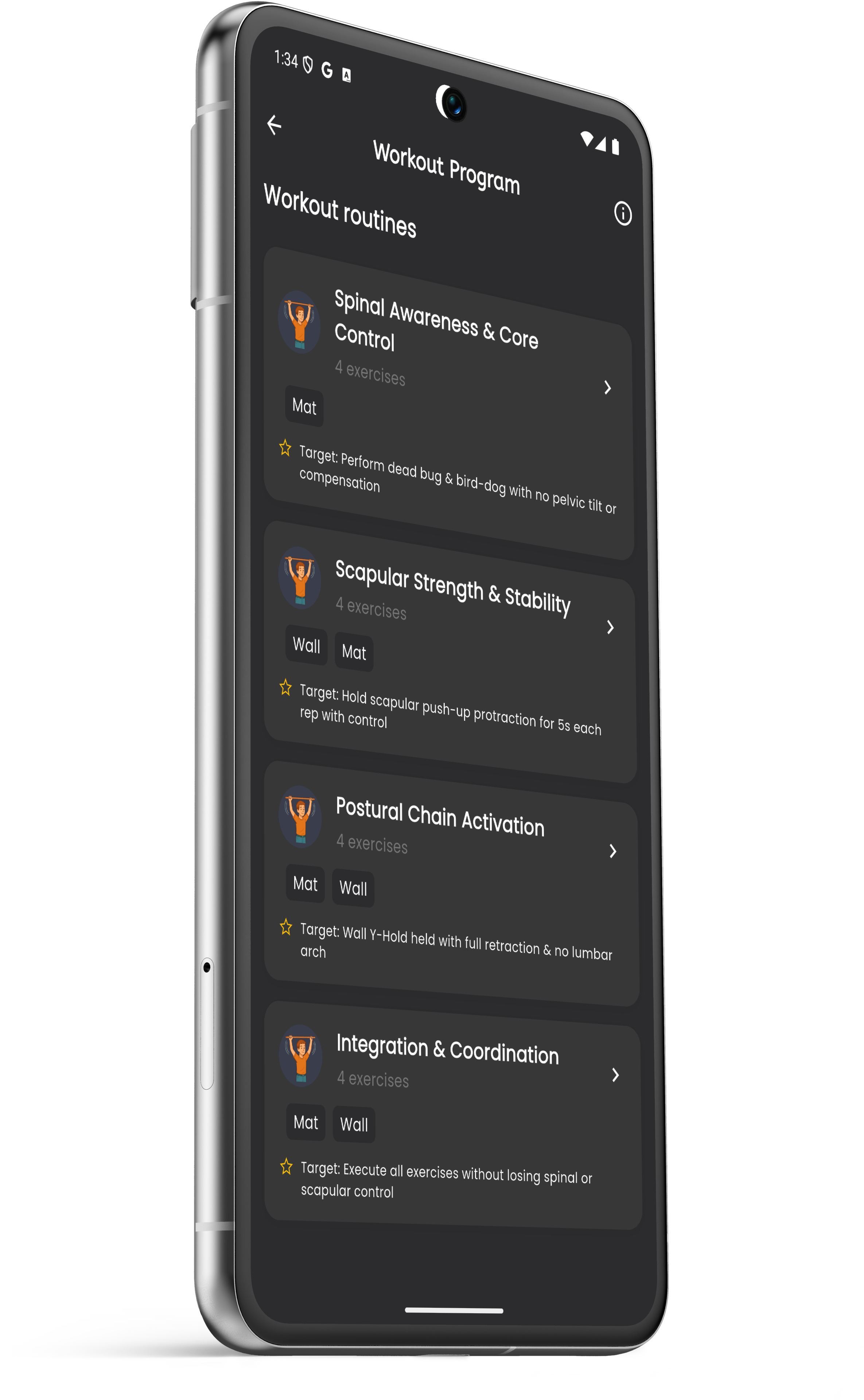 Back Pain & Posture Programs Screenshot
